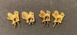 Four lions in gold from a Military Order of the Bath