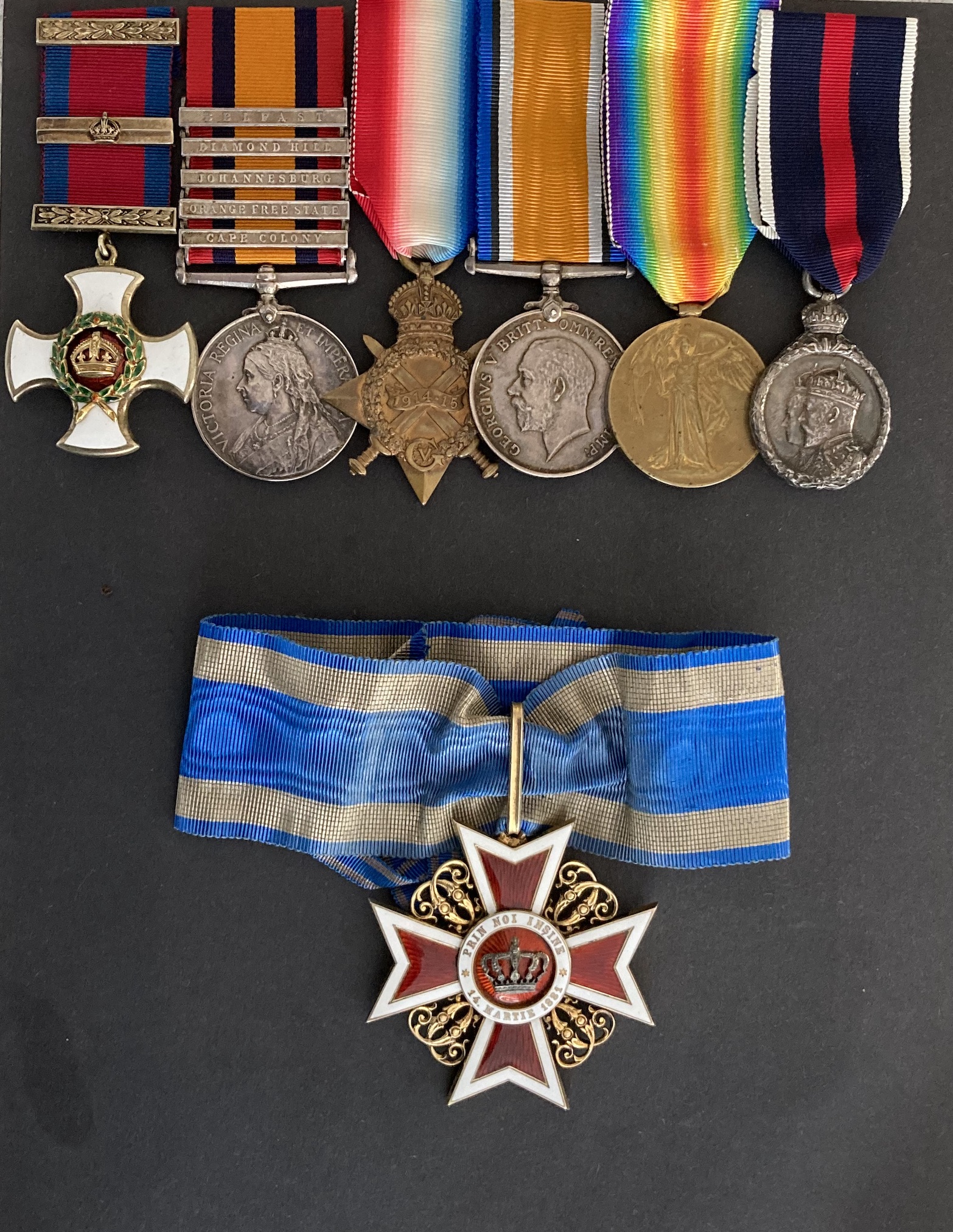morning coat with medals