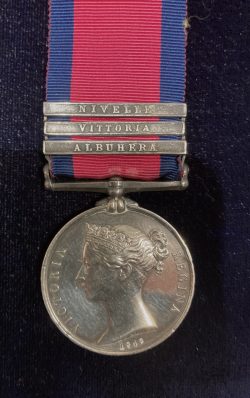 Military General Service with Albuhera to the 57th. (Diehards), served from 1789 and with the regiment during the Revolutionary War and taken prisoner of war 1795 and held until 1797/9. Disch to pension 1817 with 28 years service, from Wigan