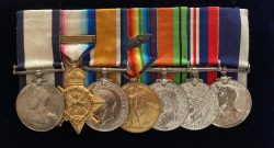 Great War Gallipoli operations C.G.M.  Colour-Sergeant, Royal Marine Light Infantry, for  Achi Baba 1st May 1915, with only. one officer and one other rank attacked the flank of a greatly superior Turkish force who were attacking their outpost of some 30 men