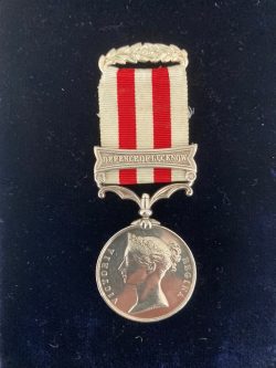 Indian Mutiny clasp Defence of Lucknow, 32nd. Foot original defender, wounded 30/07/1857, the attempted  storming by mutineers on the  Redan Battery