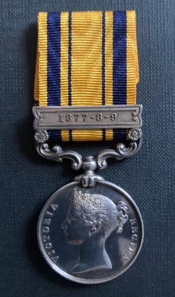 South Africa Medal,  clasp, 1877-8-91267 Pte  1st/24th KIA Isandhlwana