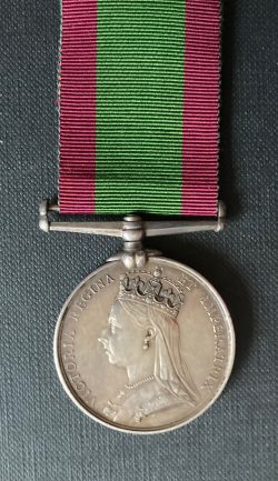 Afghanistan Medal 1878, no clasp , 66th Foot KIA Miawand.