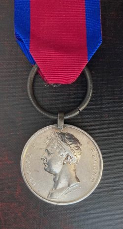 Waterloo, Drummer, 1st. Bn. 71st. Regt. Severely wounded in the left thigh at Cambo [battle of the Nive] 9th December 1813.