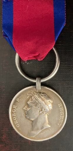 Waterloo, Sergeant, 2nd. Batt. 95th. Foot. One of the 'Forlorn Hope' at Cuidad Rodrigo. Of the nine volunteers , of the 95th. (all NCO's) 2 were killed , and five wounded. Later wounded in the Pyrenees. Entitled to a 7 clasp MGS. The only one of the 'Forlorn' to survive to claim